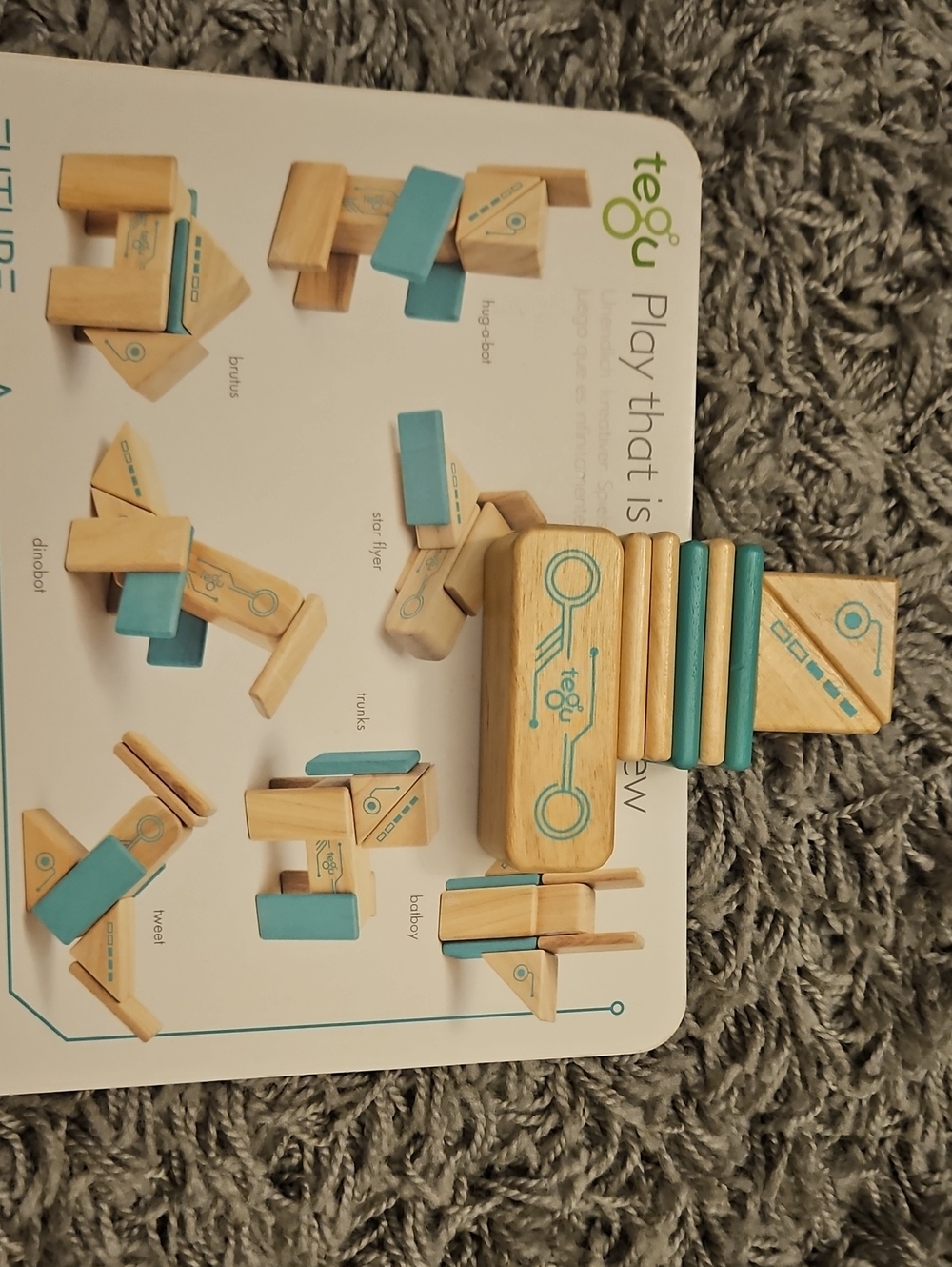 Tegu Magnetic Wooden Blocks - Kids Toys
